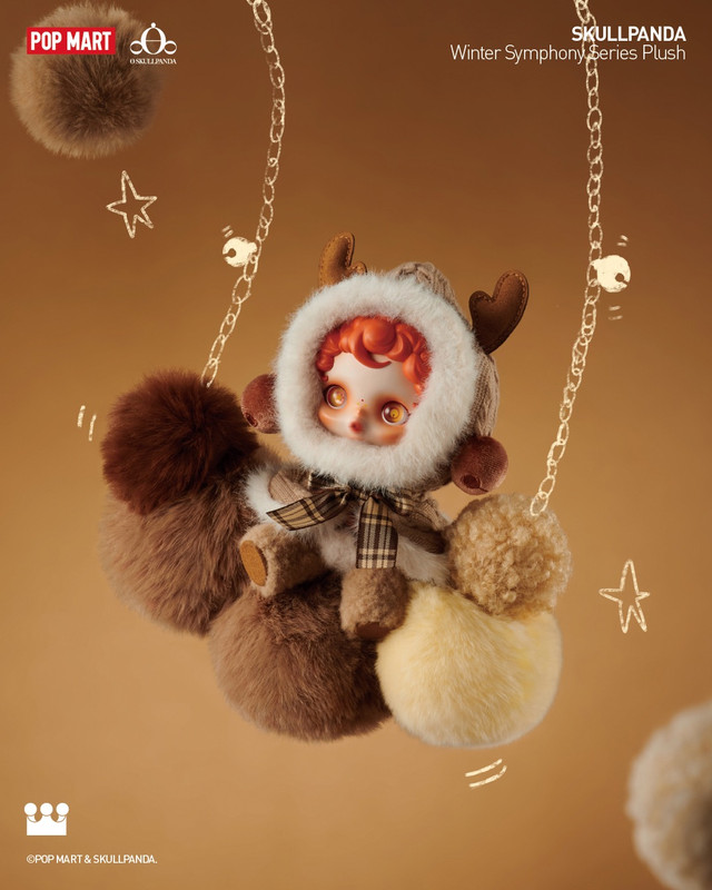 Skullpanda Winter Symphony Plush Keychain Blind Box