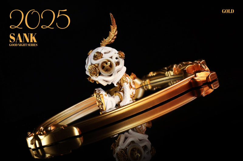 Sank Good Night Series Snake & Flowers Gold PRE-ORDER SHIPS Q2 2025