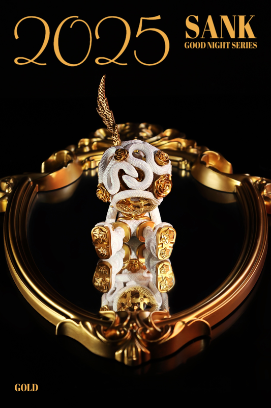 Sank Good Night Series Snake & Flowers Gold PRE-ORDER SHIPS Q2 2025