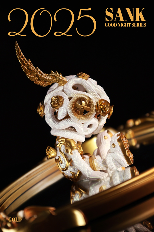 Sank Good Night Series Snake & Flowers Gold PRE-ORDER SHIPS Q2 2025
