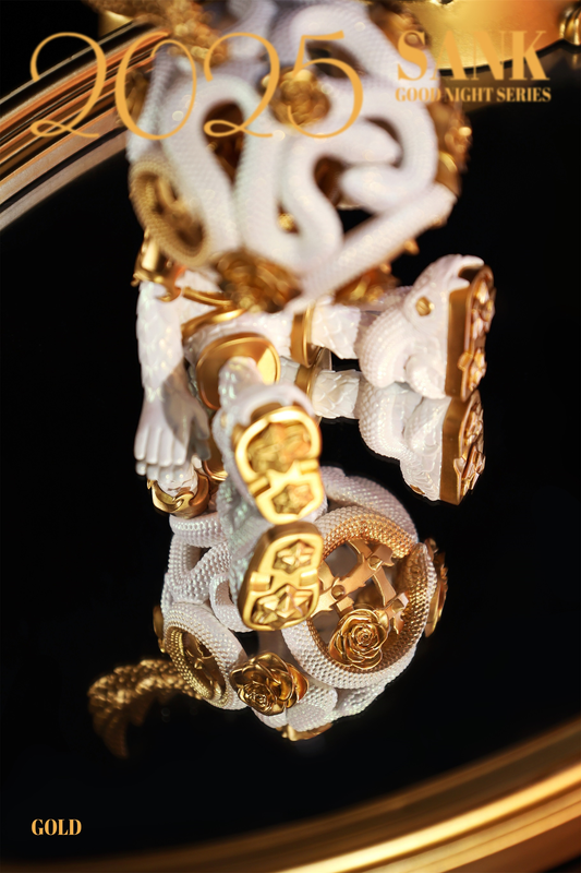 Sank Good Night Series Snake & Flowers Gold PRE-ORDER SHIPS Q2 2025