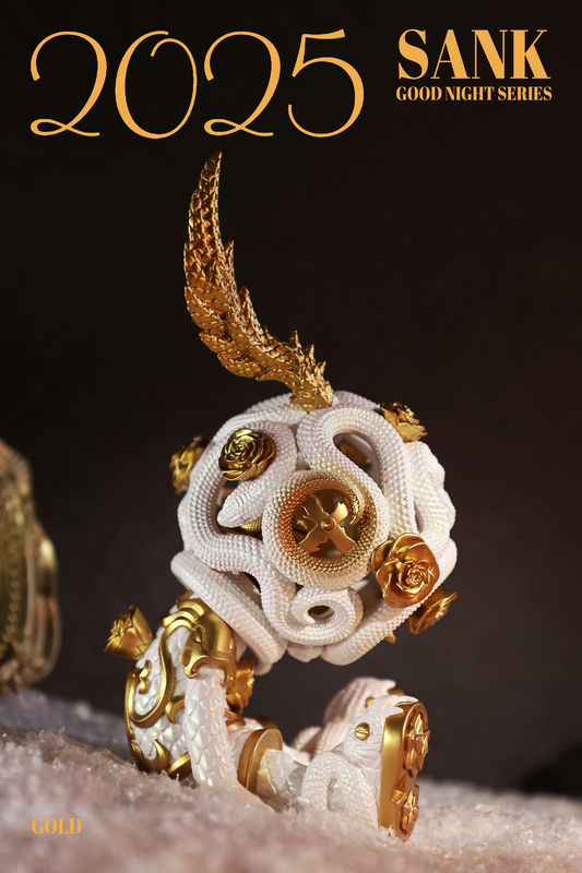 Sank Good Night Series Snake & Flowers Gold PRE-ORDER SHIPS Q2 2025