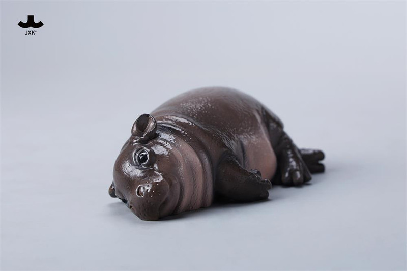 JXK-Baby Hippopotamus Figurine- MooDeng 3 PRE-ORDER SHIPS JAN 2025