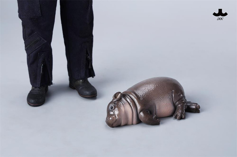 JXK-Baby Hippopotamus Figurine- MooDeng 3 PRE-ORDER SHIPS JAN 2025