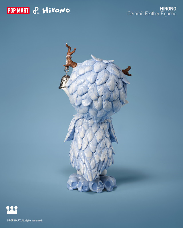 Hirono Ceramic Feather Figurine