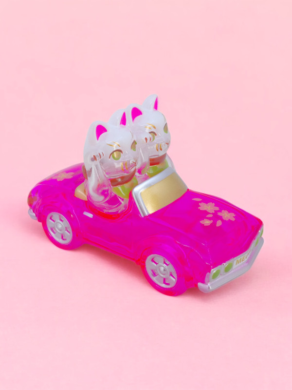 Sakura Lucky Meow Meow Car by Genkosha