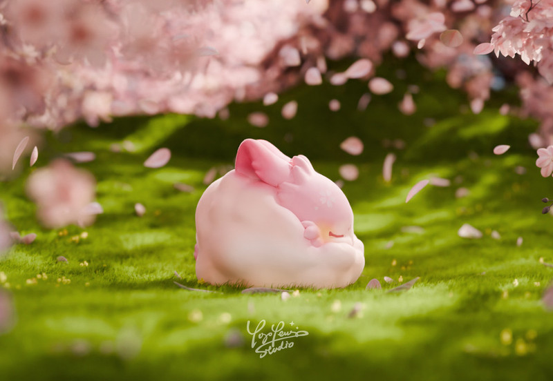 Cotton Ball Raby Sakura by Yoyo Yeung PRE-ORDER SHIPS APR 2025