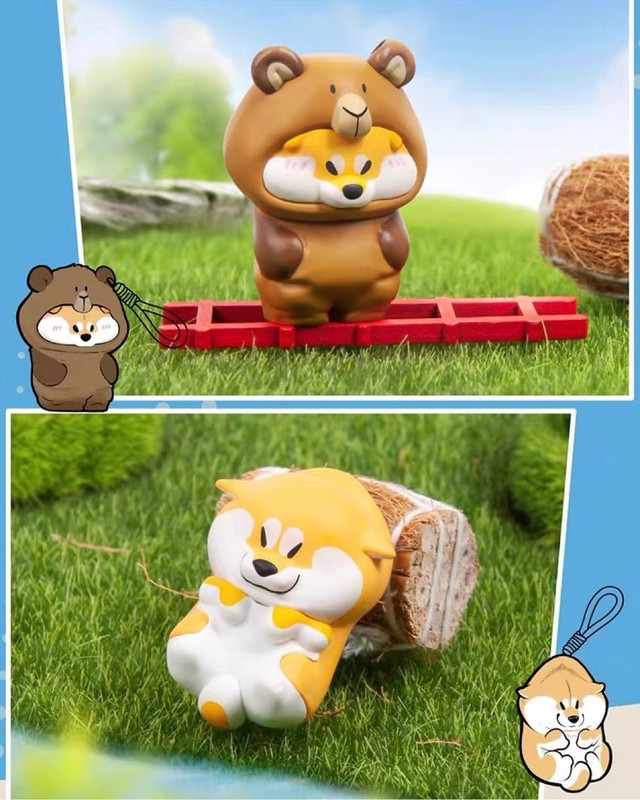 A Chai Wolfberry Puppy Crossing Keychain Blind Box