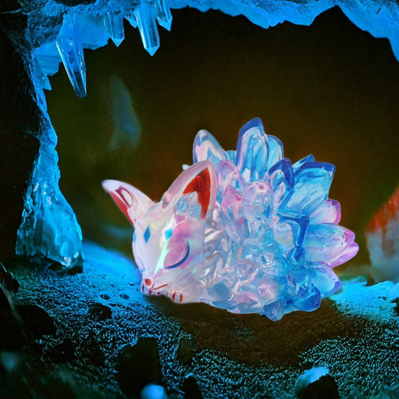 Crystal Sleeping Fox by Genkosha x Tangent PRE-ORDER SHIPS MAY 2025