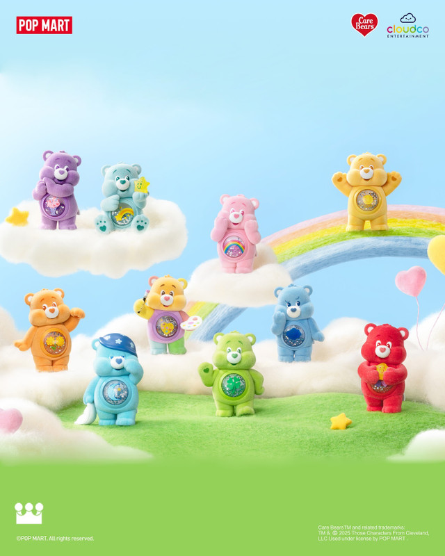Care Bears Colorful Hugs Series Blind Box PRE-ORDER SHIPS JUL 2025