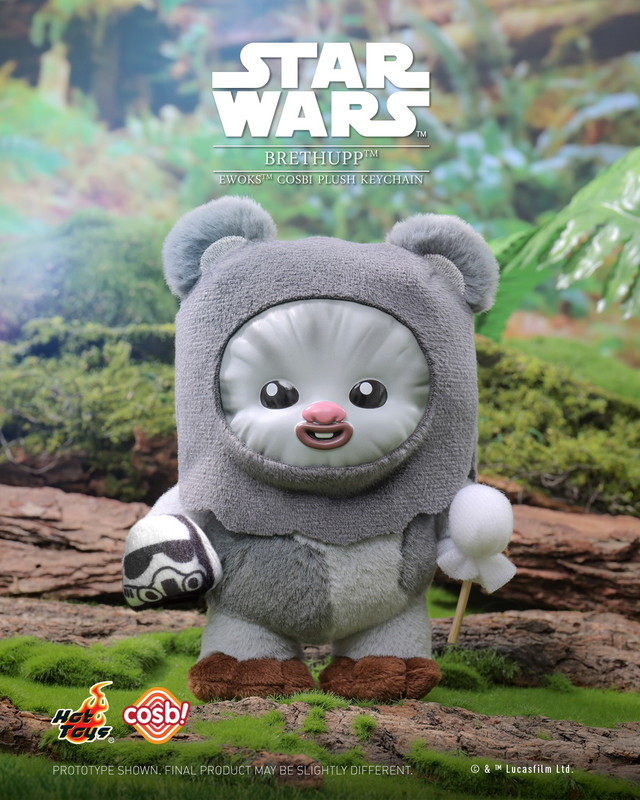 Star Wars Ewok Cosbi Vinyl Plush Keychain Blind Box