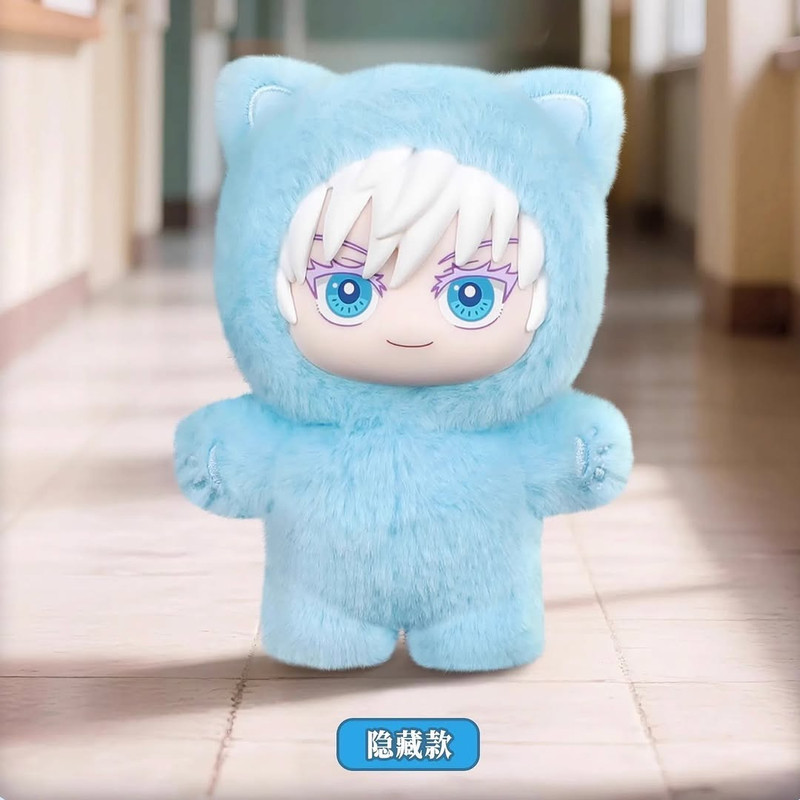 Jujutsu Kaisen Vinyl Face Cat Ear Plush Keychain Blind Box