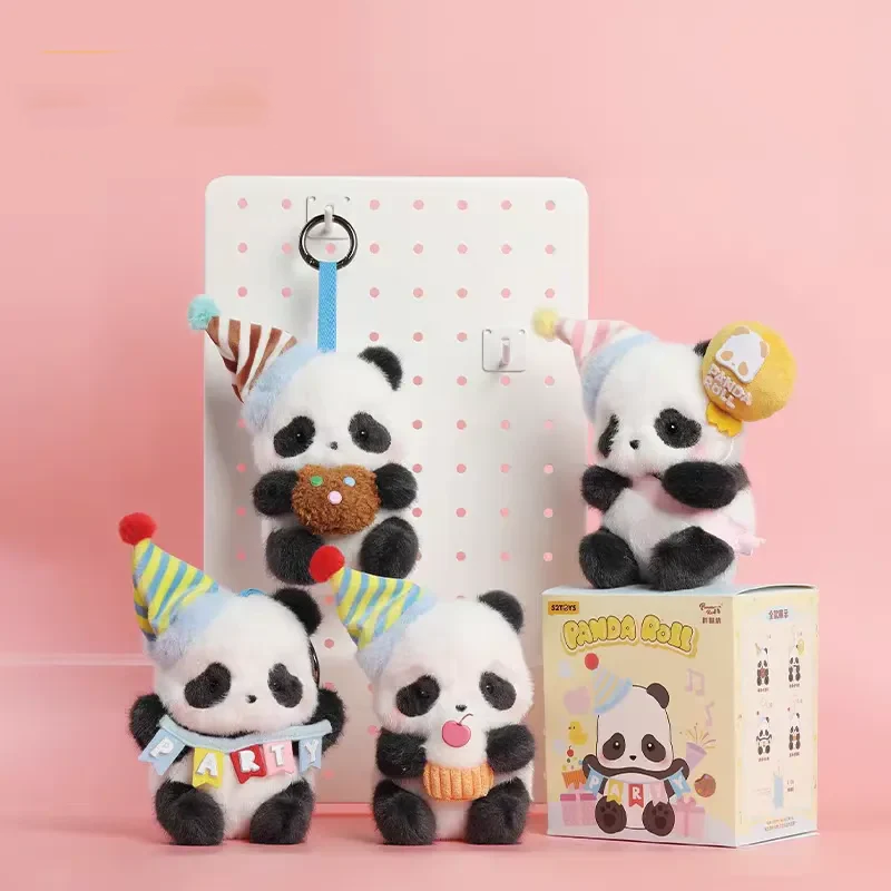 Panda Roll Party Plush Keychain Blind Box