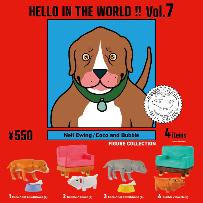 Hello in the World!! Vol. 7 Blind Box by Neil Ewing/Coco and Bubbie