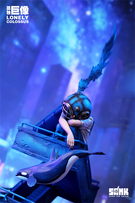 Lonely Colossus In Between Blues by Sank Toys PRE-ORDER SHIPS Q2 2026