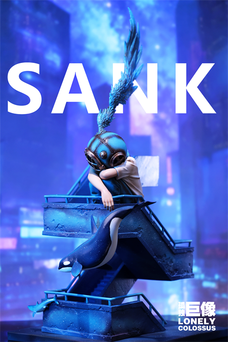 Lonely Colossus In Between Blues by Sank Toys PRE-ORDER SHIPS Q2 2026