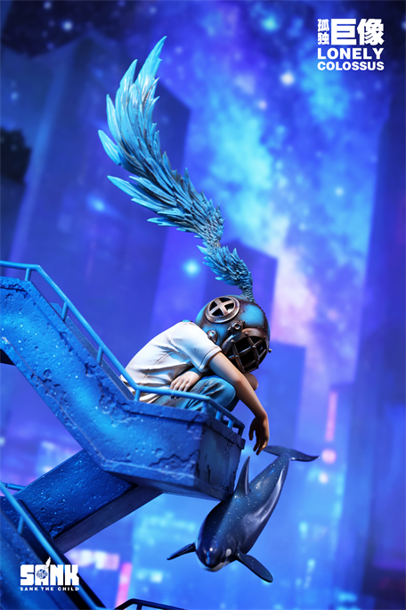 Lonely Colossus In Between Blues by Sank Toys PRE-ORDER SHIPS Q2 2026