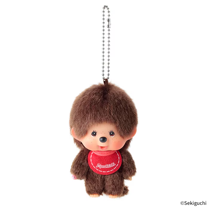 Big Face Monchhichi SS Boy Keychain