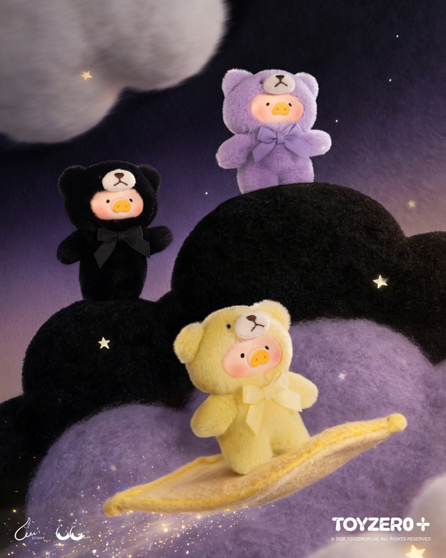 LuLu the Piggy Teddy Mini's Whispers of Nature Series Plush Phone Charm Blind Box PRE-ORDER SHIPS MAY 2026