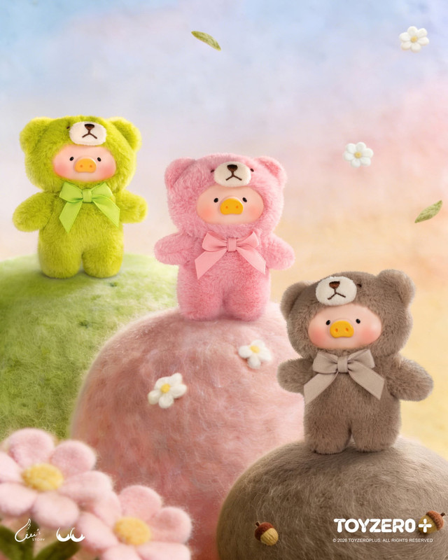 LuLu the Piggy Teddy Mini's Whispers of Nature Series Plush Phone Charm Blind Box PRE-ORDER SHIPS MAY 2026