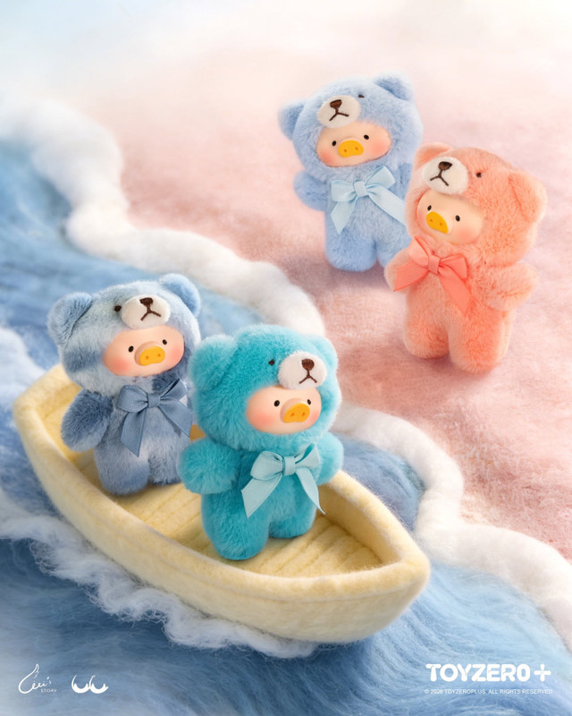 LuLu the Piggy Teddy Mini's Whispers of Nature Series Plush Phone Charm Blind Box PRE-ORDER SHIPS MAY 2026