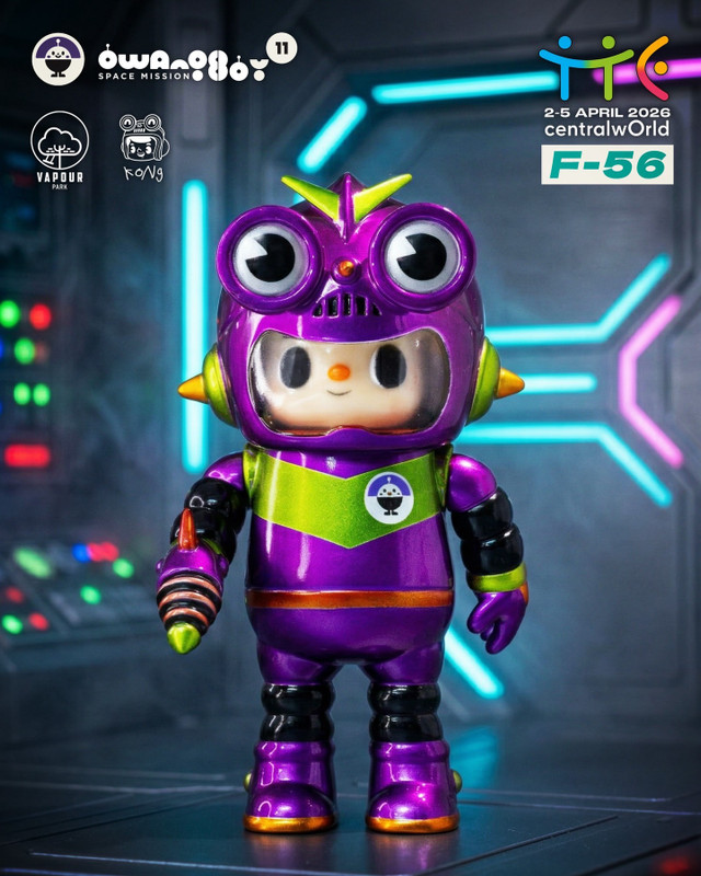 Owangeboy Space Mission 11 Metallic Cosmic Boy by Vapour Park X Kong Andri PRE-ORDER SHIPS APR/MAY 2026