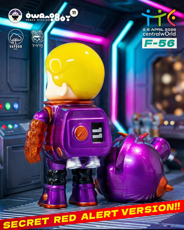Owangeboy Space Mission 11 Metallic Cosmic Boy by Vapour Park X Kong Andri PRE-ORDER SHIPS APR/MAY 2026