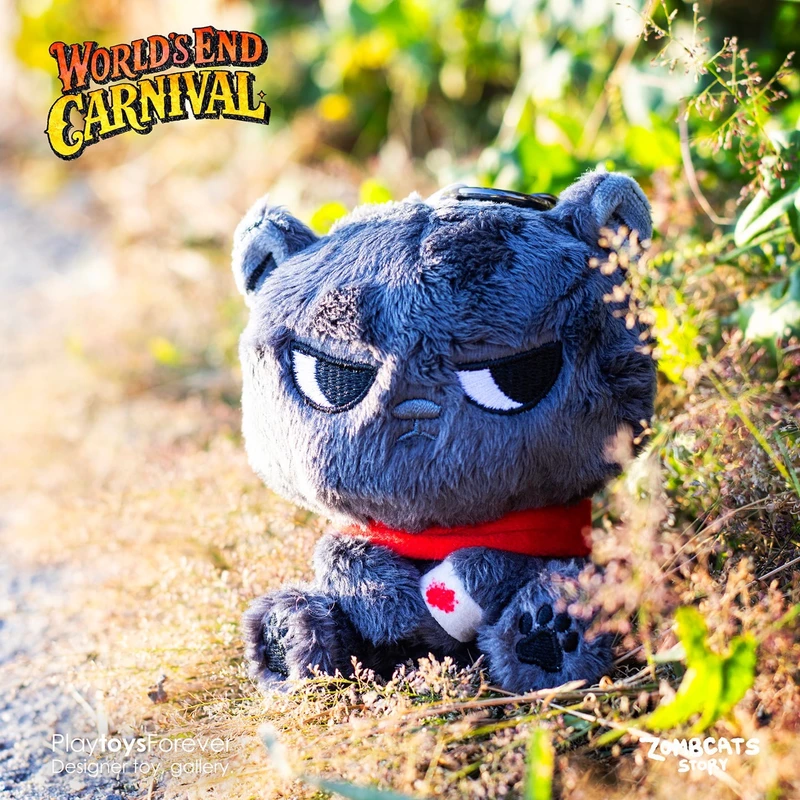 Zombcat Sumi Plush Keychain by Morimei PRE-ORDER SHIPS JUN 2026