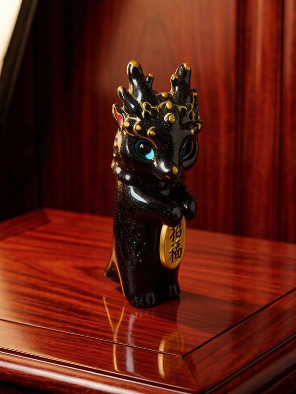 Blessing Black Gold Loong Cat by Hotru PRE-ORDER SHIPS JUN 2026