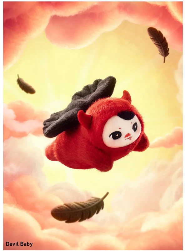 Pucky Flying Babies Series Plush Keychain Blind Box