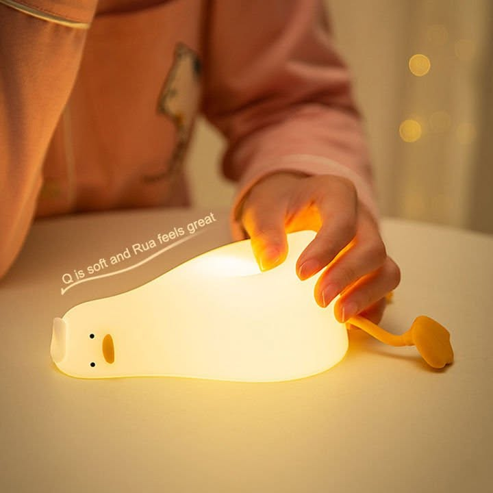 Lying Flat Duck Night Light