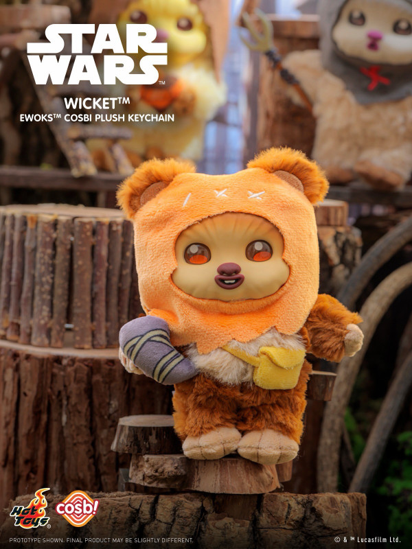 Star Wars Ewok Cosbi Vinyl Plush Keychain Series 2 Blind Box