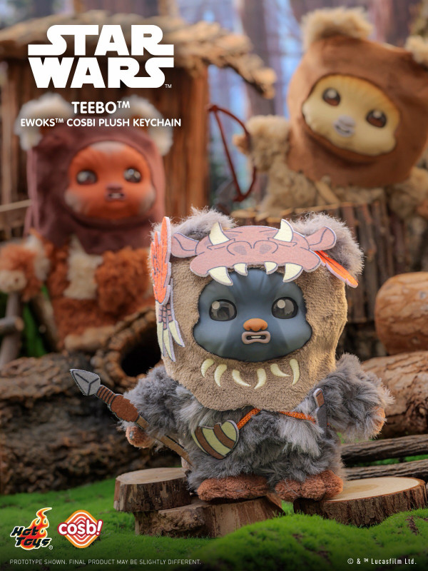 Star Wars Ewok Cosbi Vinyl Plush Keychain Series 2 Blind Box