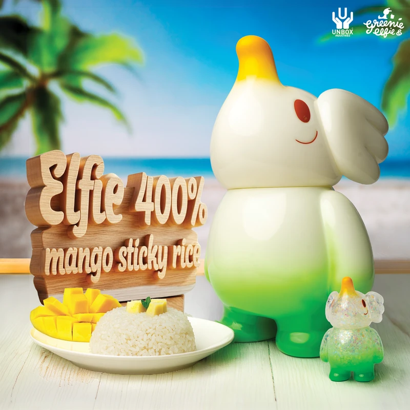 Elfie 400% and 100% (Here I Am!) Mango Rice Edition
