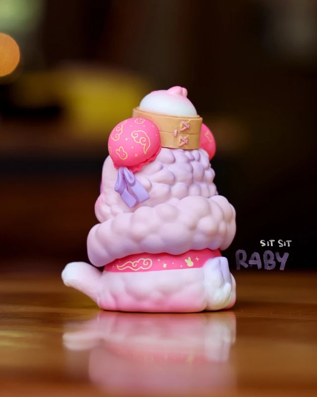 Raby Sit Sit Chinese Peach Bun by Yoyo Yeung