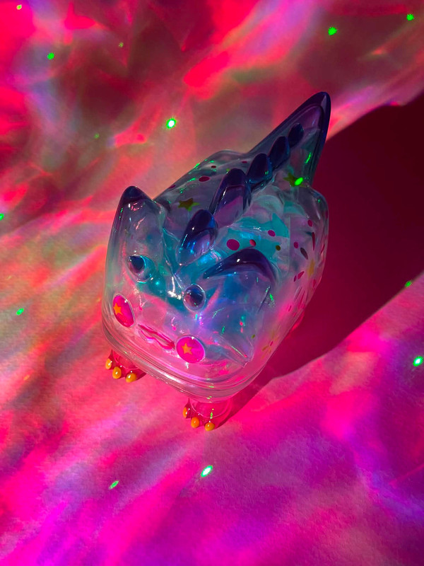 Dino Cat Fireworks by Rato Kim