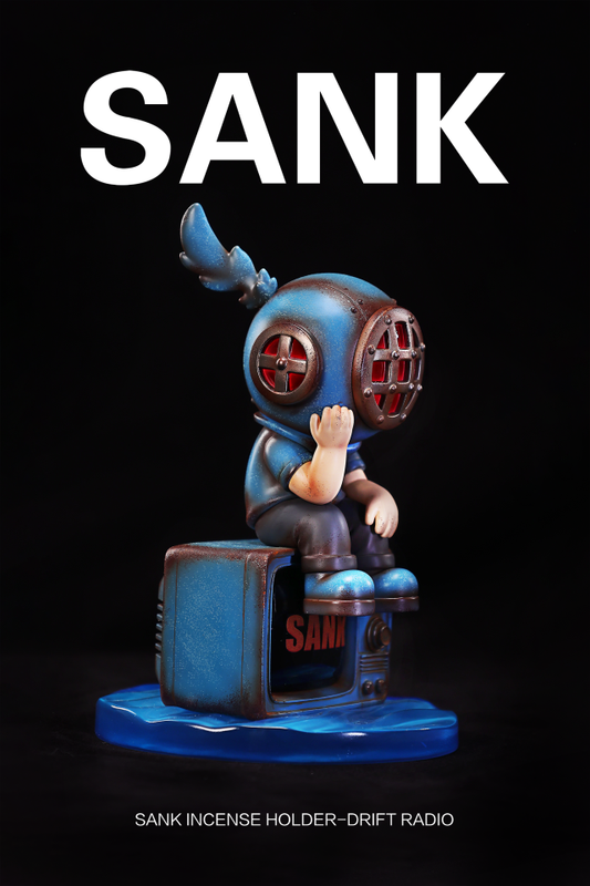 SANK Incense Holder Drift Radio Blues by Sank Toys PRE-ORDER SHIPS Q4 2026