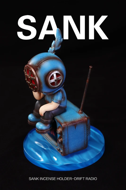 SANK Incense Holder Drift Radio Blues by Sank Toys PRE-ORDER SHIPS Q4 2026