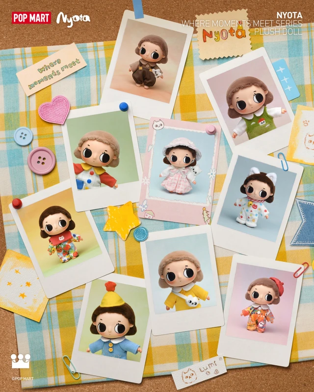 Nyota Where Moments Meet Series Plush Keychain Blind Box
