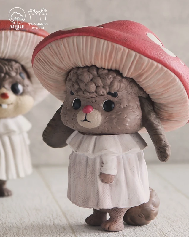 Mushroom Rabbit Red by Two Hands Studio X Vapour Park