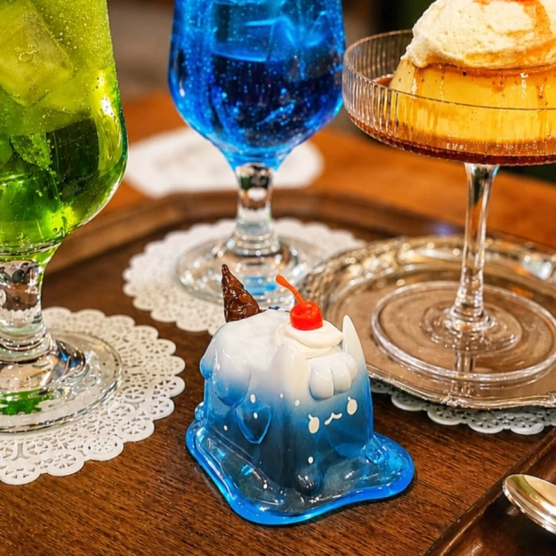 Cream Soda Ice Cream Cat by Rato Kim