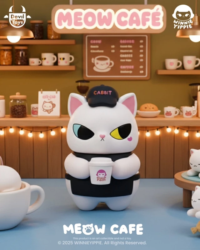 Working Cabbit Meow Cafe Blind Box by Winnieyippie