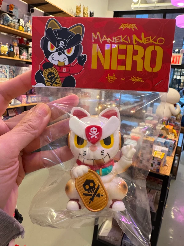 Nero Dragon Maneki Neko by Quiccs