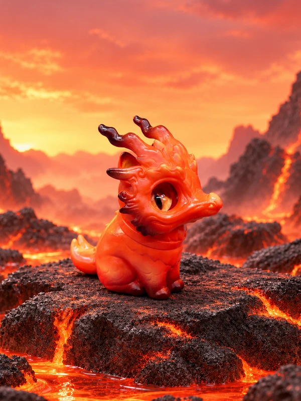 Lava Loong Cat by Hotru PRE-ORDER SHIPS NOV 2026