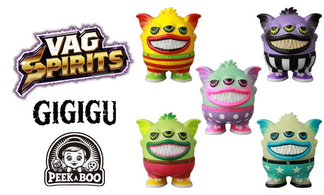 Vinyl Artist Gacha Spirits Series 1 Gigigu by Peek A Boo Toy PRE-ORDER SHIPS Q2 2027