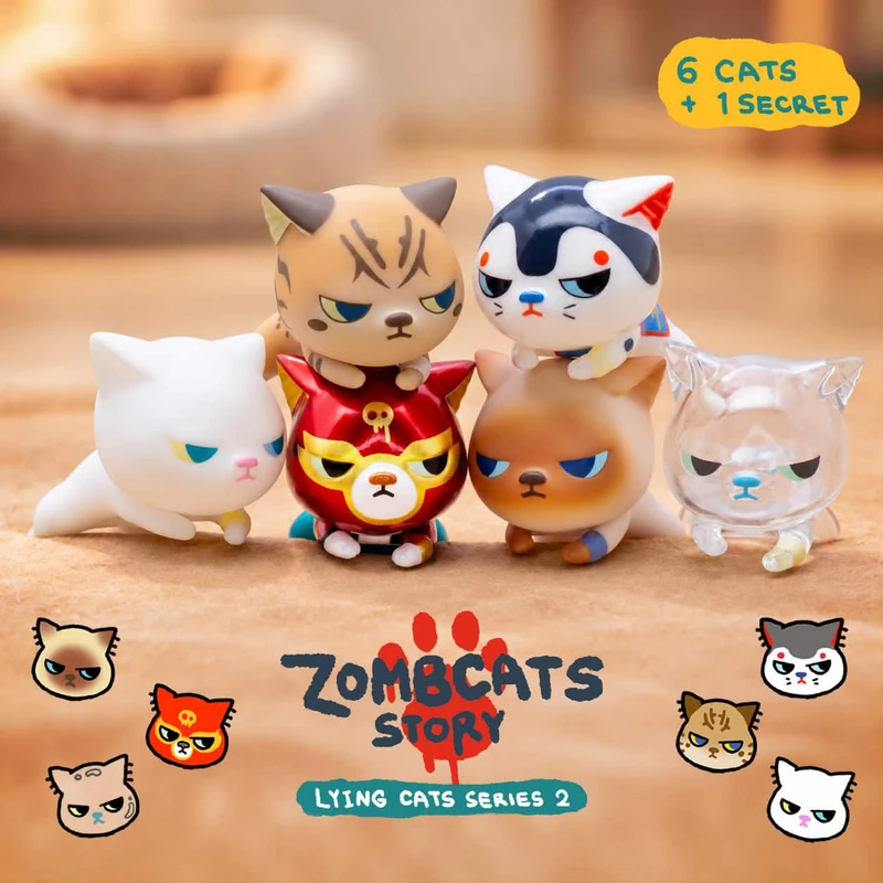 Zombcats Story Lying Cats Series 2 Blind Box by Morimei PRE-ORDER SHIPS Q4 2026
