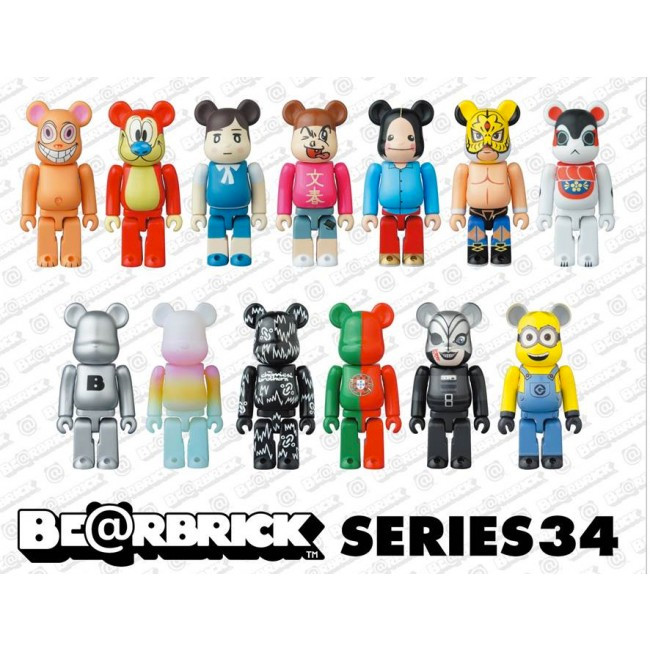 Be@rbrick Series 34 : Case of 24 - myplasticheart