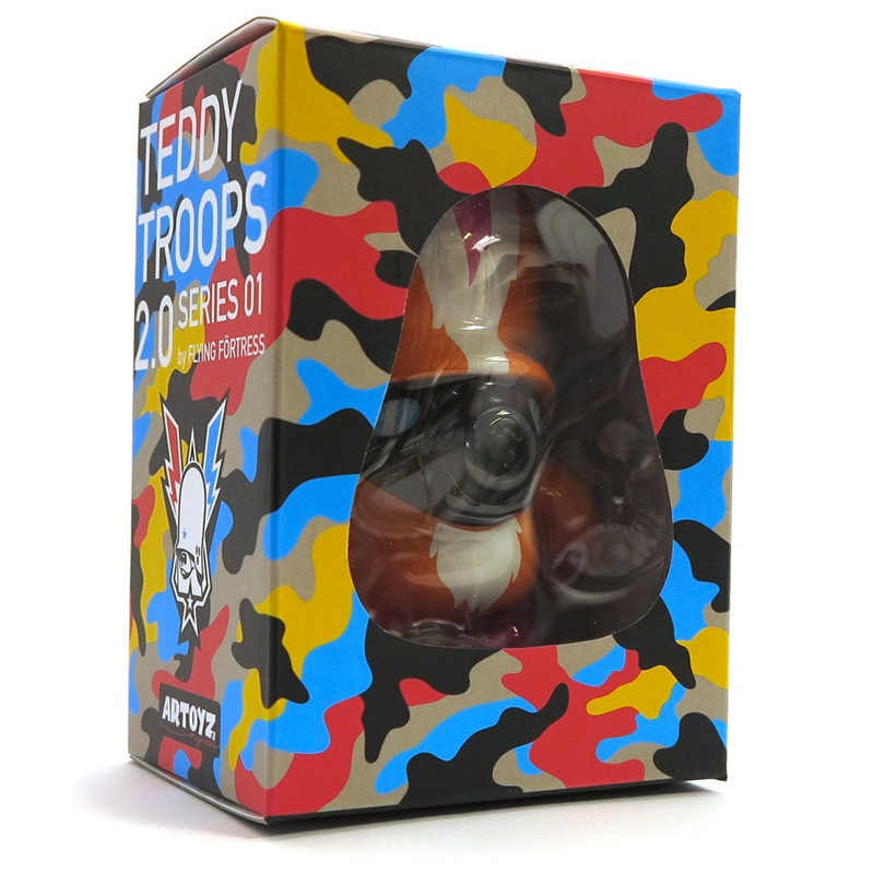 Teddy Troops 2.0 : Skunk Trooper Orange - myplasticheart