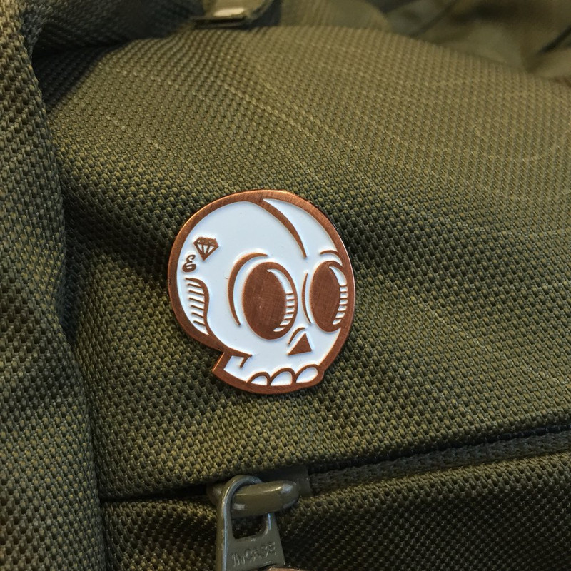 Epic Skull Enamel Pin