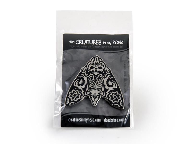 Morimoth Silver Enamel Pin